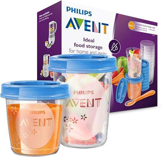 Vaso de almacenamiento de comida Philips Avent (modelo SCF721/20)