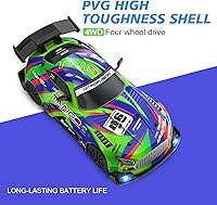 Vista 4 de Coche RC Drift para Coche de Juguete Eléctrico Juguetes de Coches de Carreras de Hobby con Controlador, 1:24 4WD Alta Velocidad Coches RC Drift