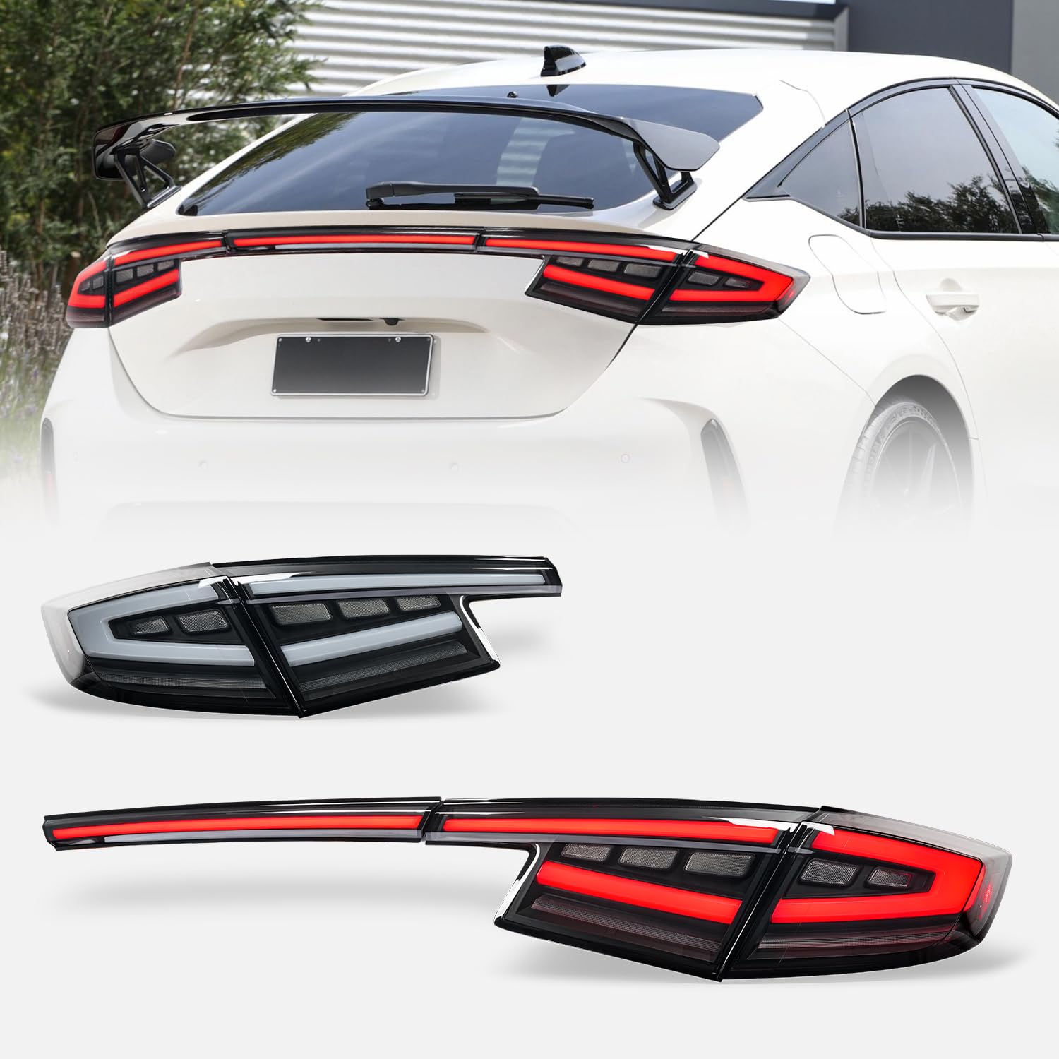 Amazon.com: Archaic Tail Light for 11th Gen Civic Hatchback Type-R 