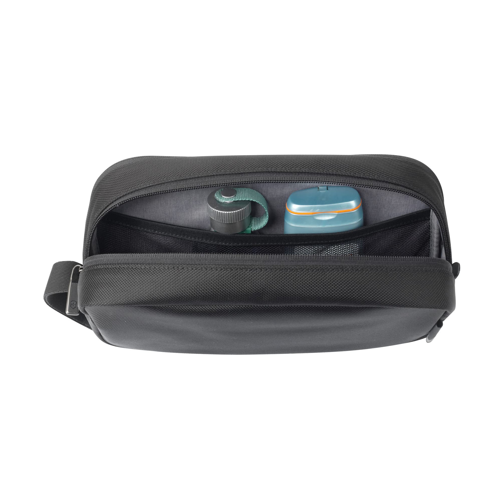 Victorinox Unisex Werks Traveler 6.0 zestaw artykułów toaletowych, czarny, rozmiar uniwersalny, zestaw artykułów toaletowych Werks Traveler 6.0