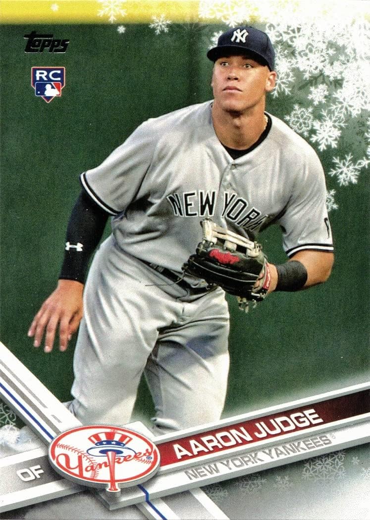 2017 Topps Holiday Baseball #HMW99 Aaron Judge Rookie Card