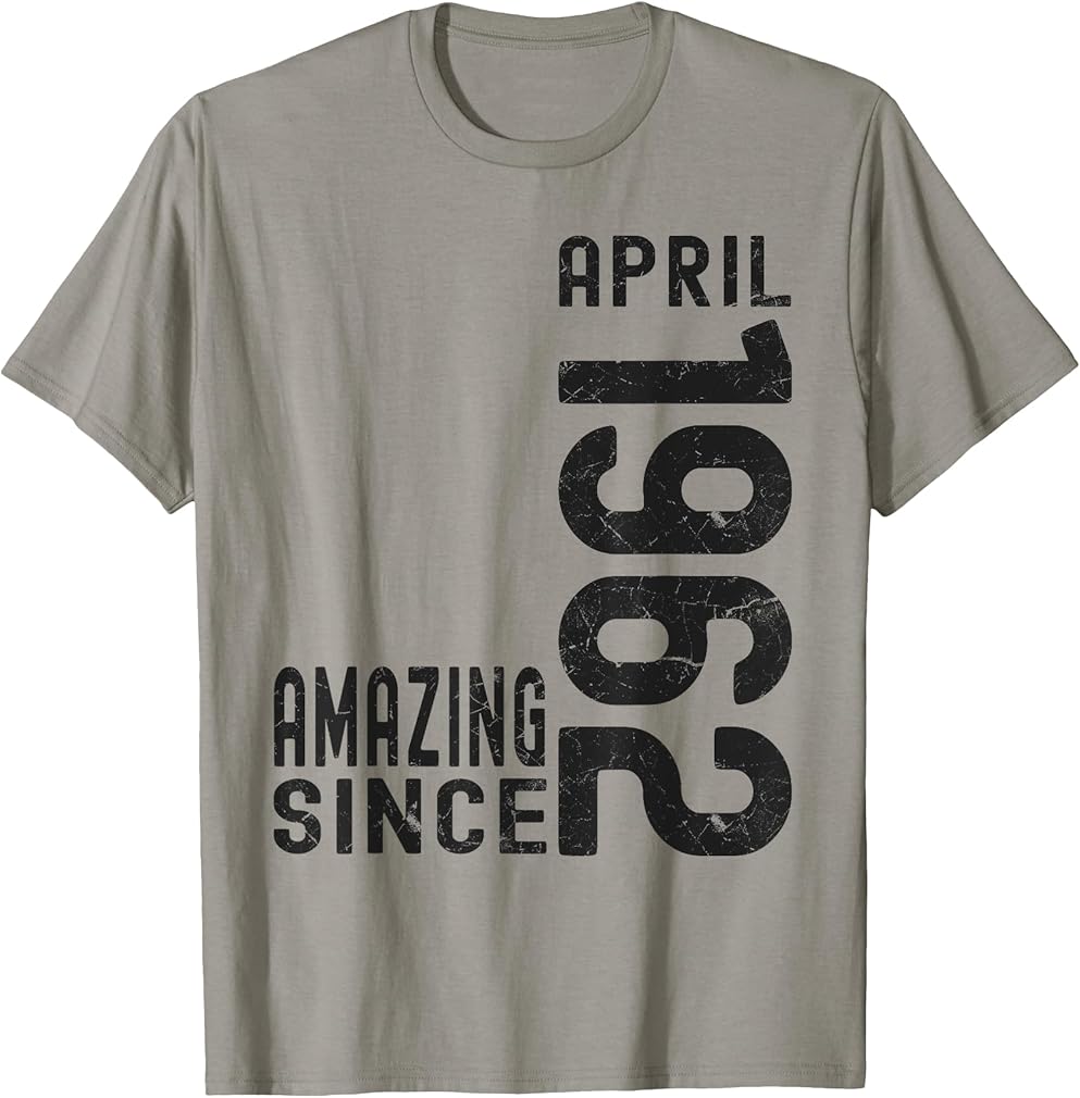 Amazing Since April 1962, Born In 1962 April Birthday T-Shirt