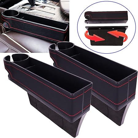 Amazon Sinlay Puレザー 2個セット 車用 サイド収納ボックス シートポケット コンソール カップホルダー サイドトレイ 収納ボックス 座席 隙間 用 差し込み 運転席 助手席汎用タイプ ブラック 車 バイク 車 バイク Amazon Sinlay Puレザー 2個セット 車用 サイド収納ボックス シートポケット コンソール カップホルダー サイドトレイ 収納ボックス 座席 隙間 用 差し込み 運転席 助手席汎用タイプ ブラック 車 バイク 車 バイク