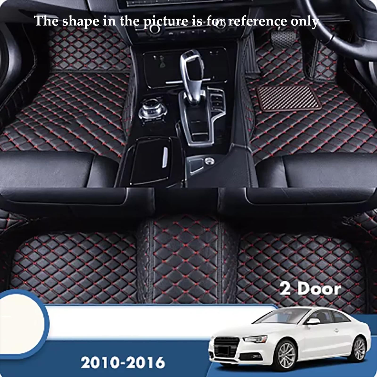 Dywaniki Samochodowe dla Audi A5 2 Door 2010-2016, Dywaniki Dywaniki samochodowe na zamówienie Akcesoria do wnętrz samochodowych Podkładki pod stopy