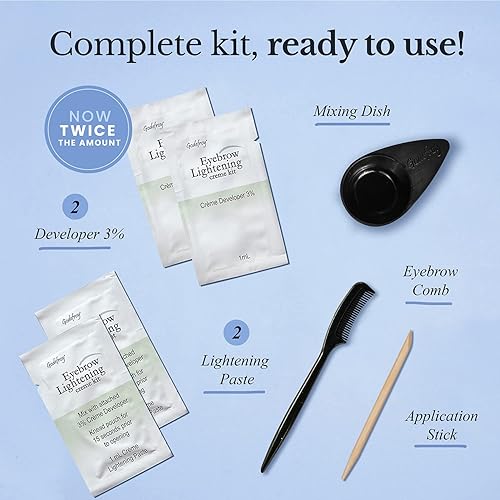 Miniatura 9 de Godefroy Kit de aplicación de un solo uso de crema para aclarar el color de las cejas
