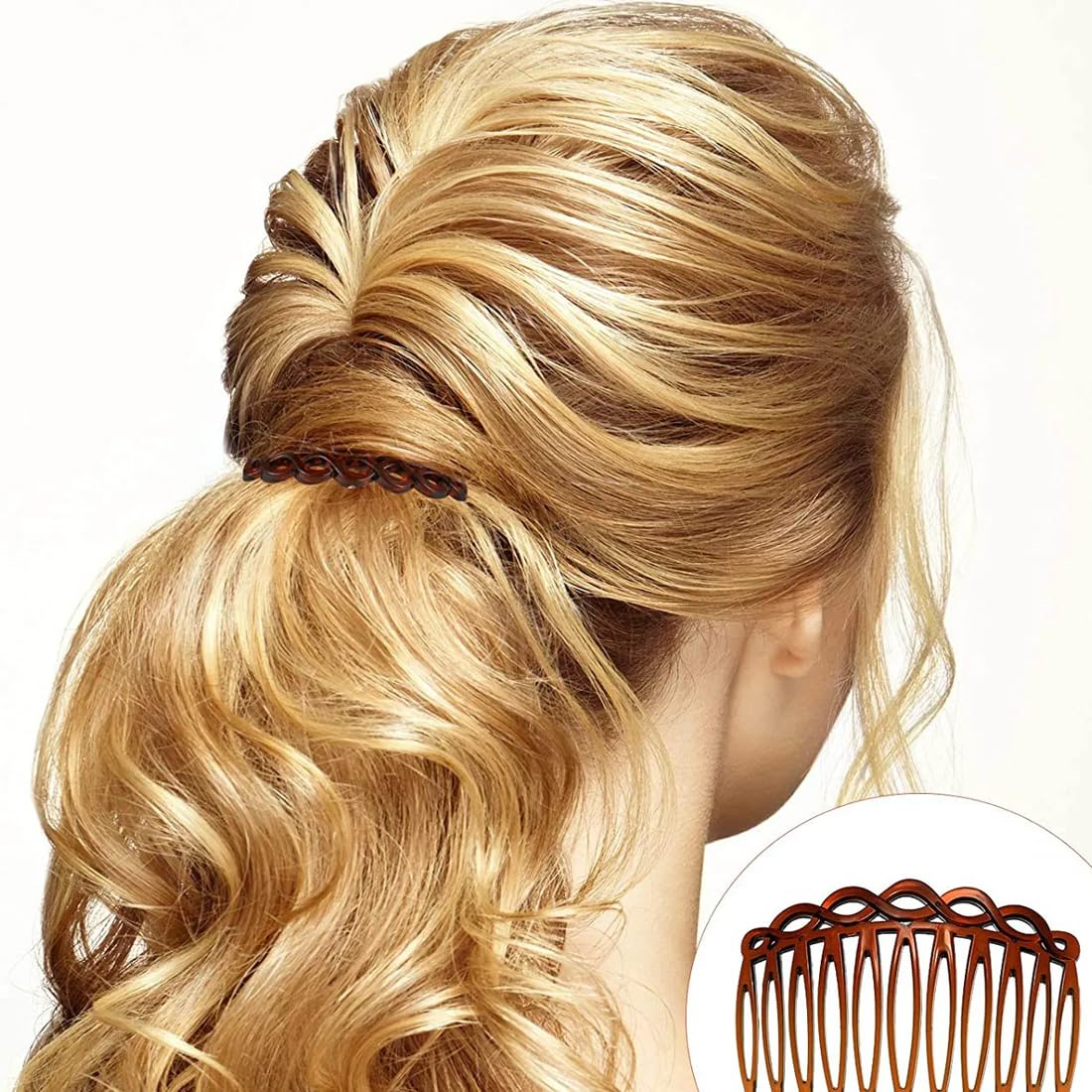 24 Pezzi Pettinini Fermacapelli, Pettinino Per Capelli, Pettine Per Capelli Laterali In Plastica Pettini Da Inserire, Pettine Fermagli Per Capelli, Pettine Per Velo Della Sposa