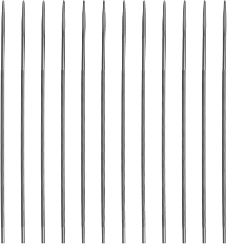 ECSiNG 12 piezas de sierra de cadena redonda de acero para motosierra afilador accesorios para cadena de paso de cadena 38 archivo de afilado de