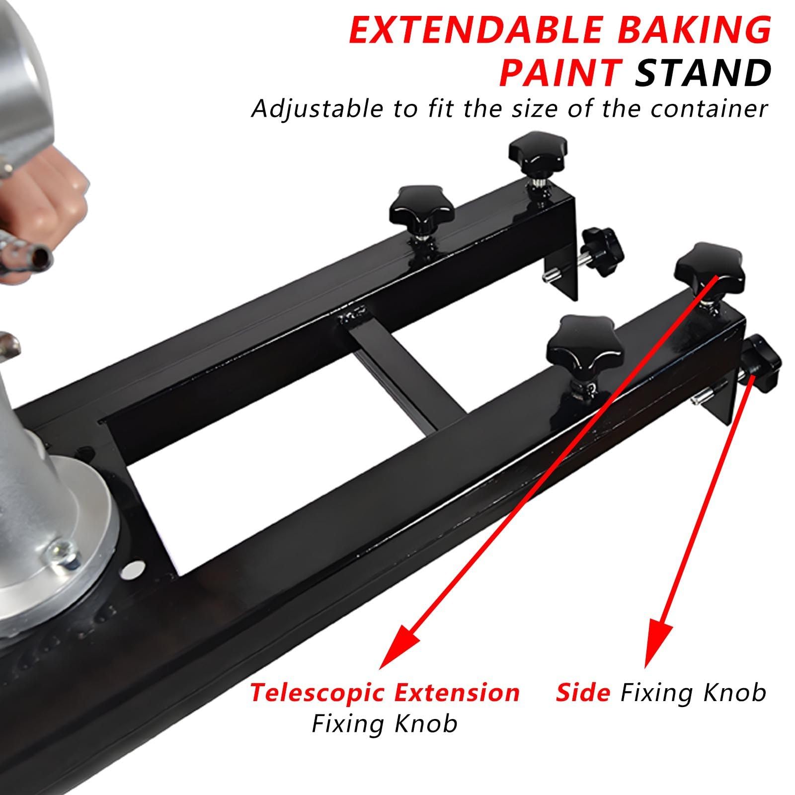 Mezclador neumático para contenedores IBC, agitador neumático Industrial para Pintura, 0-2500 RPM, para Materiales espesos, 1/2 HP, 264 galones, 3/4 Caballos de Fuerza