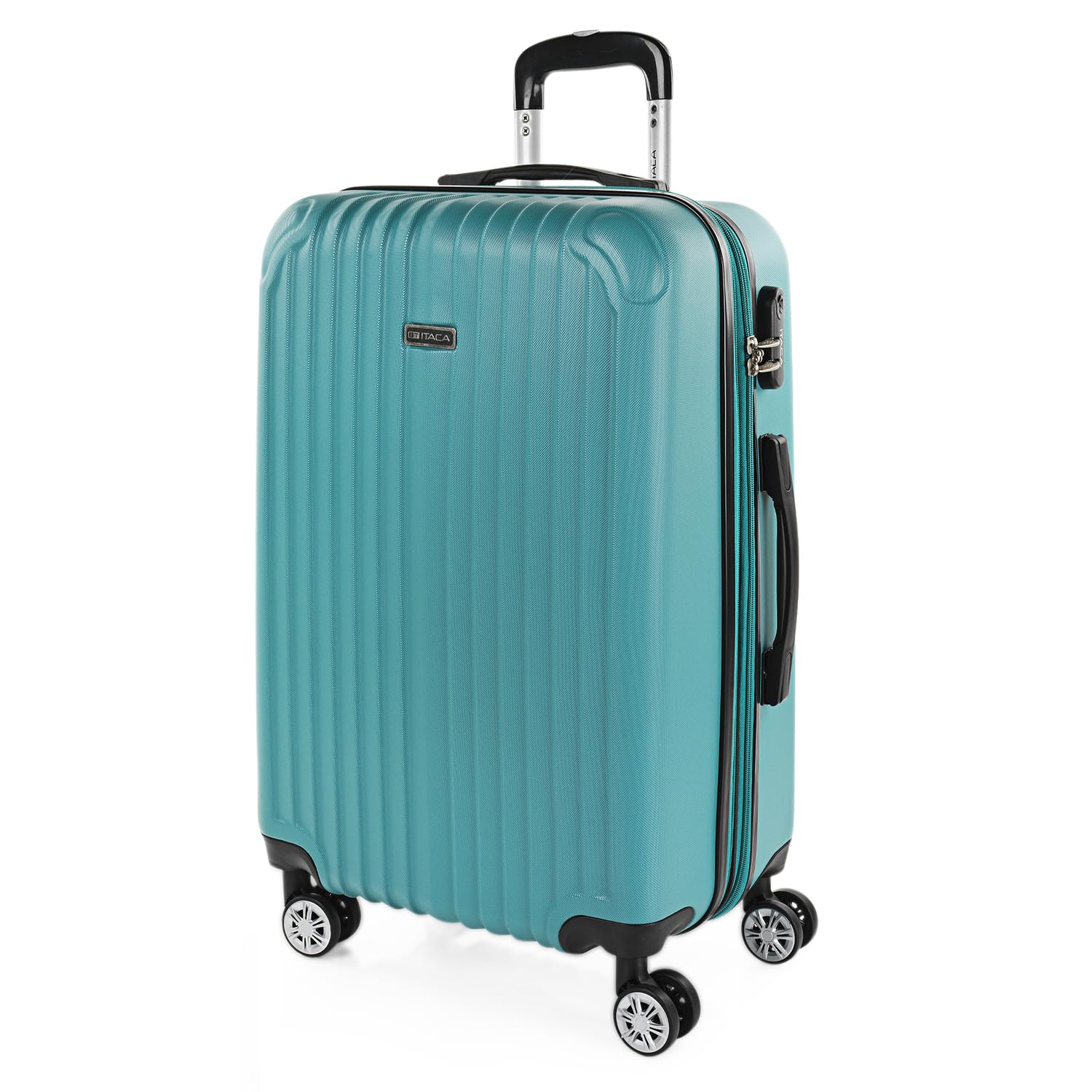 ITACA - Maletas Grandes De Viaje Rígidas Ligeras con 4 Doble Rueda 360° Maleta Grande 23 Kilos Alta Resistencia Extensible Maleta XL Duradera, Mandarina — view 23