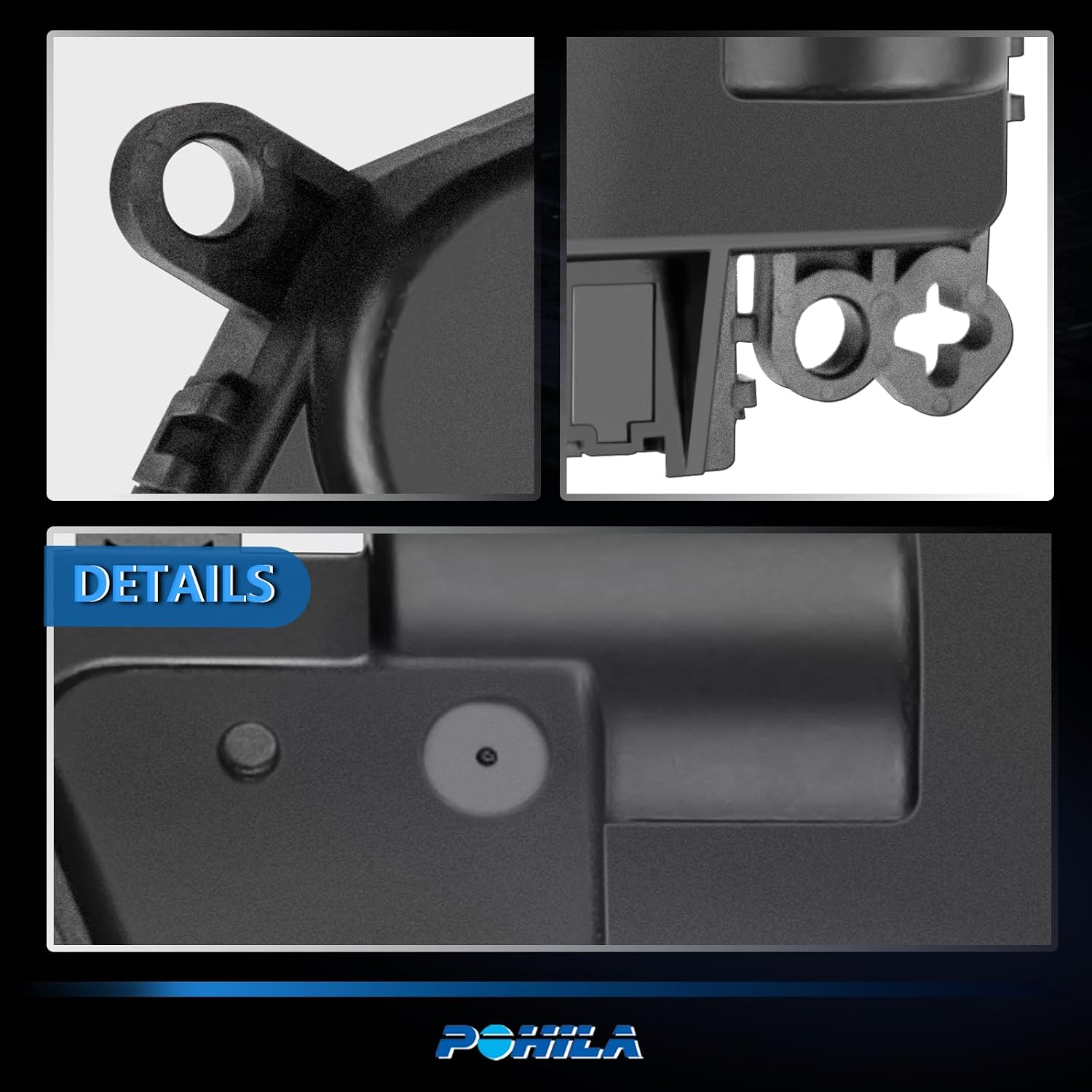 YH1769 HVAC Heater Blend Door Actuator Compatible with Ford, Lincoln & Mercury Vehicles F-150 Super Duty Taurus X Mark LT MKS MKT Monterey Sable, Main Mode Blend Door Actuator Replaces# 604-228