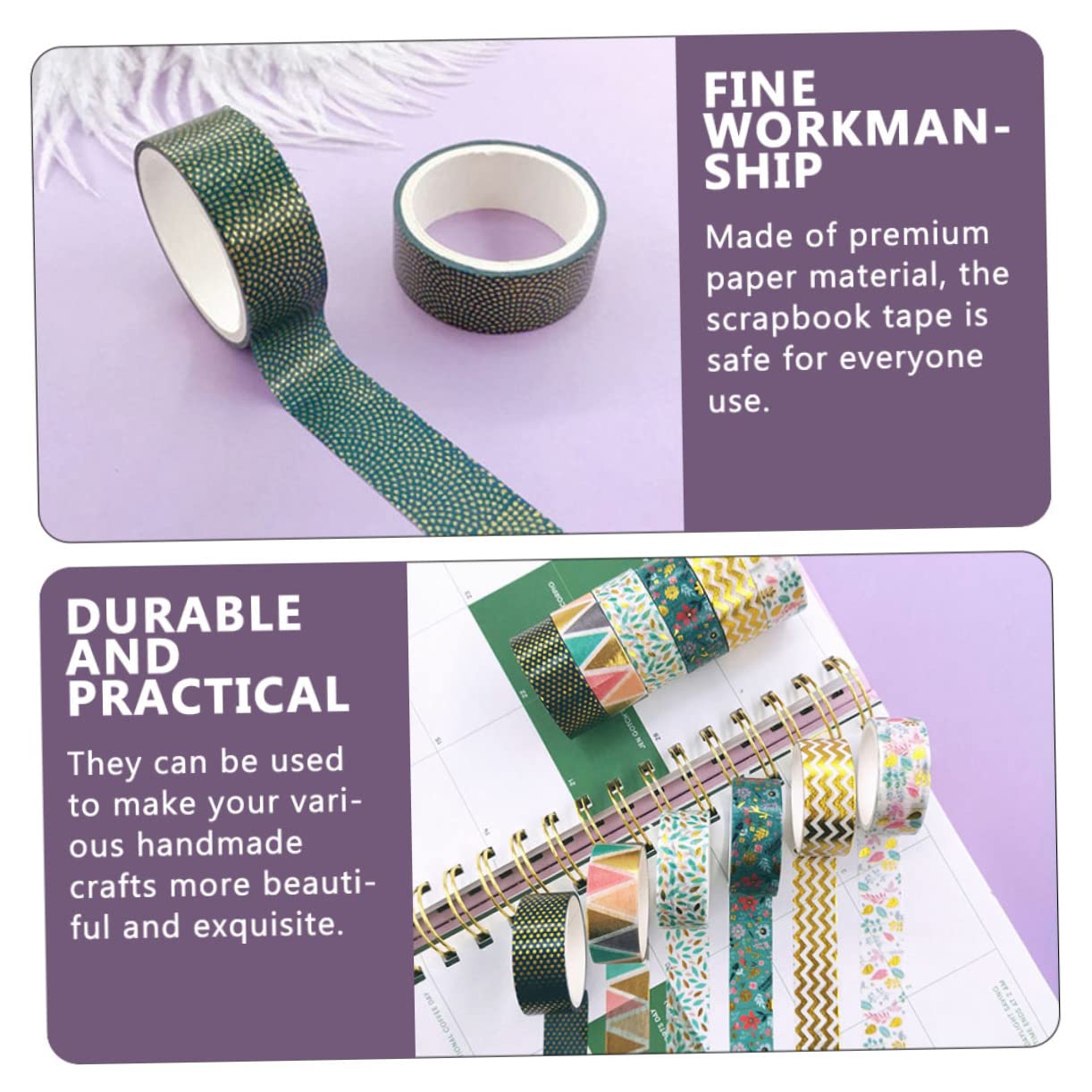 SHINEOFI 30rollen Buntes Washi Tape Dekoratives Papierklebeband Für Hand Accounts Scrapbooking Journaling Abnehmbar Vielseitig Einsetzbar Ohne Rückstände Geruchsneutral
