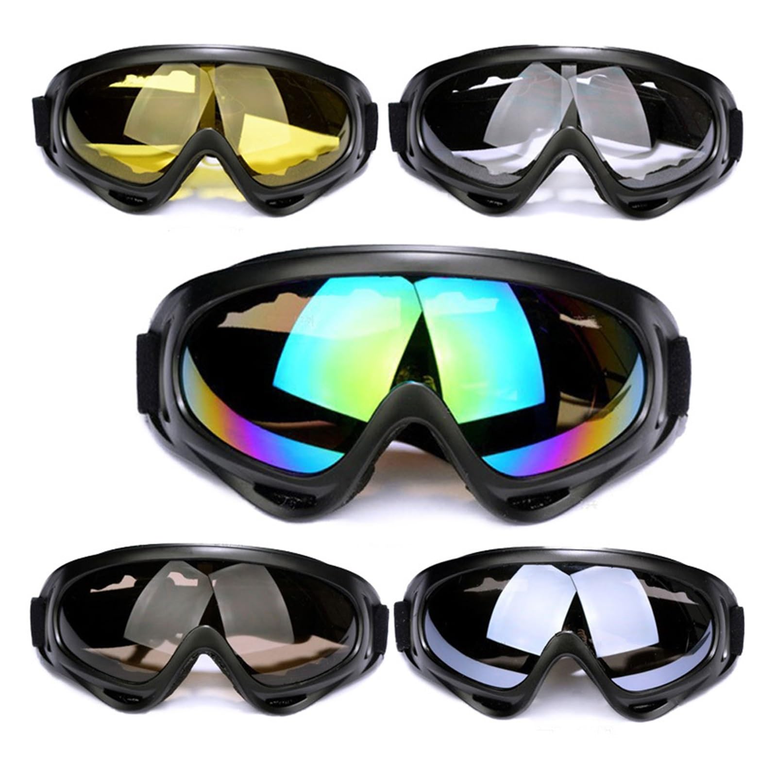 Okulary narciarskie zimowe wiatroszczelne okulary narciarskie gogle sporty na świeżym powietrzu damskie i męskie okulary narciarskie motocyklowe okulary rowerowe okulary przeciwsłoneczne gogle o