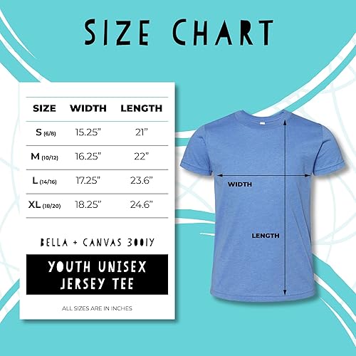 Miniatura 3 de Washington DC Skyline, Graphic Kids' Tee, Unisex Kids' T Shirt, Shirts with Sayings, Columbia Blue or Lavender (S, Columbia Blue)