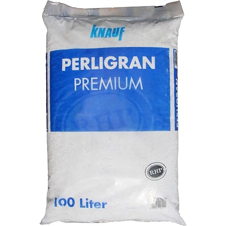 Knauf Gartenbau Perlite Perligran 2-6 mm 100 L • zur Erden- und Substratverbesserung • für optimale Luft- und Wasserführung
