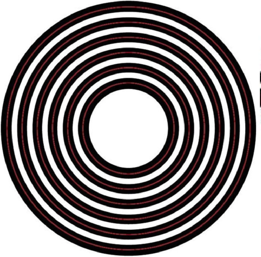 Love Nicole Embossing Die 6 pc Nesting Circles STC256