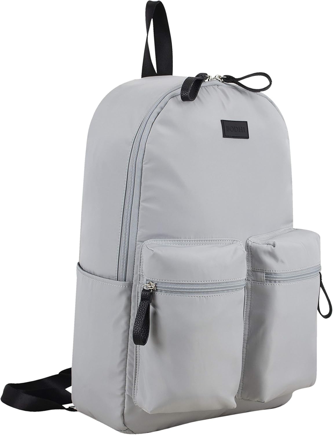 BODHI Metro Soft Puffy Multi Compartment Dual Pocket Backpack Active Bag Daypack Rucksack for Travel, Work, Biking, Dusty Rose Pink