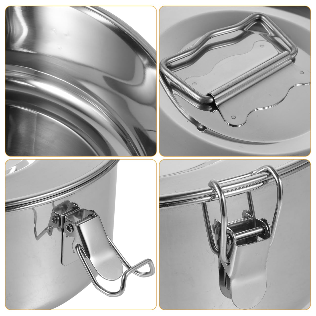 COLLBATH Molde para Flan de Acero Inoxidable, Asa, No Se Deforma, Adecuado para Hornear Flanes y Maíz, Cocina al Vapor