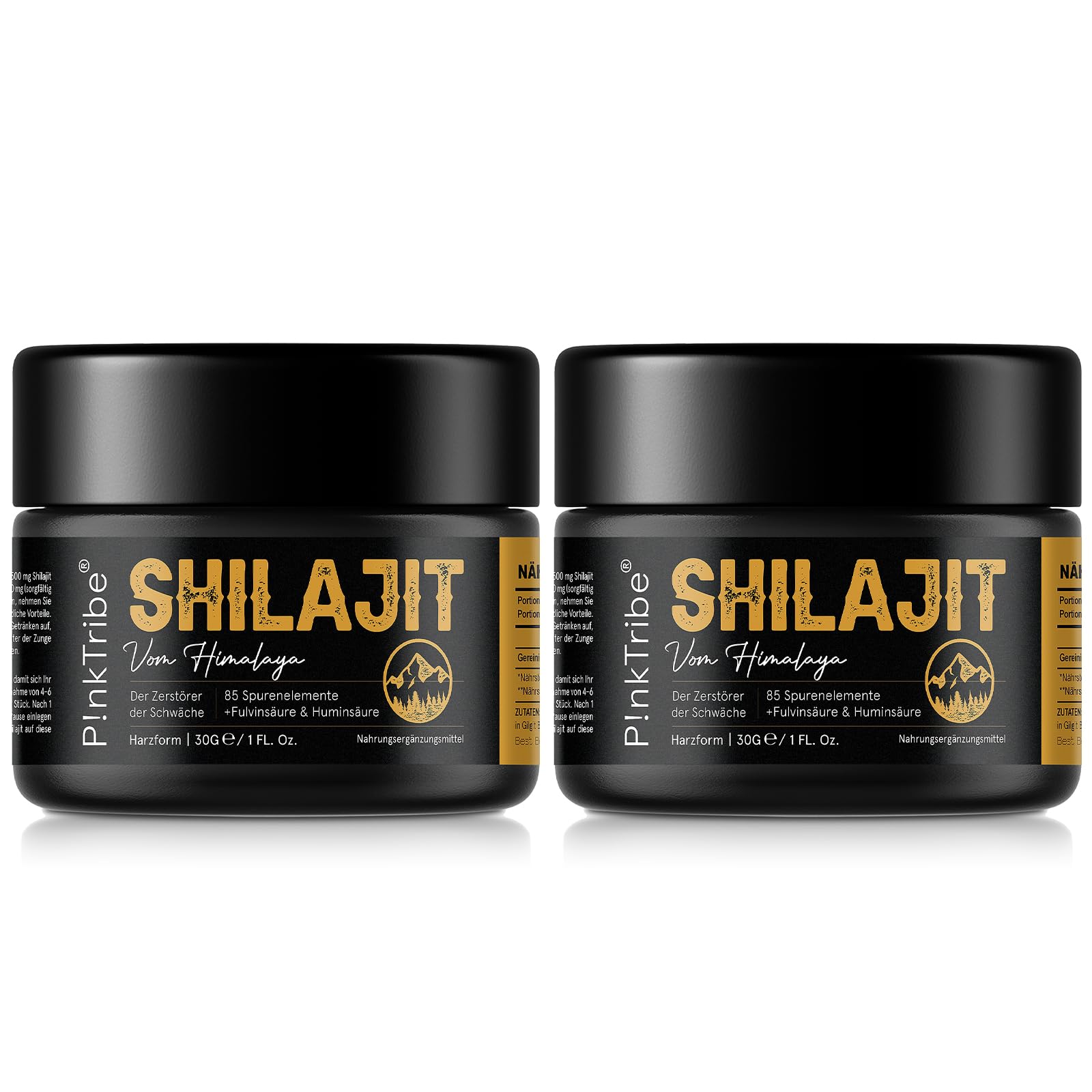 Shilajit Reines Himalaya Shilajit-Harz, Gold Qualität und Original, Ayurvedische Kräuter, Vegan