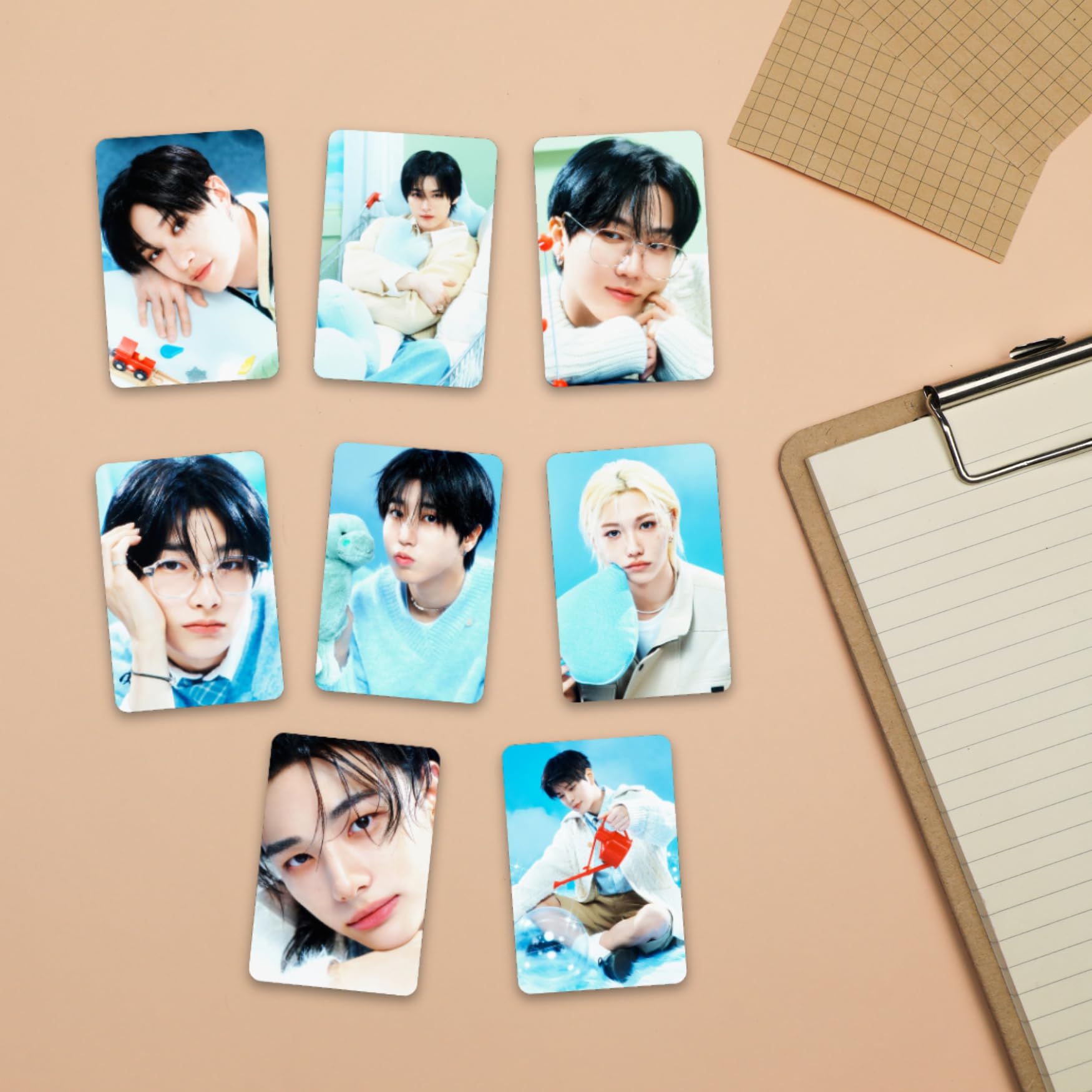 SKZ Photocards Pack of 50 (8.8 x 5.6 cm) | K-Pop Photocards for