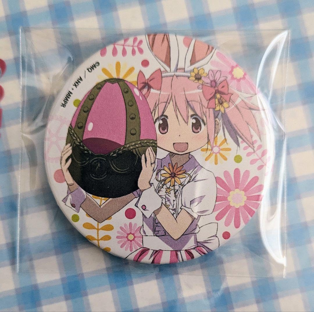 鹿目まどか まどか マギカ イースター 缶バッジ