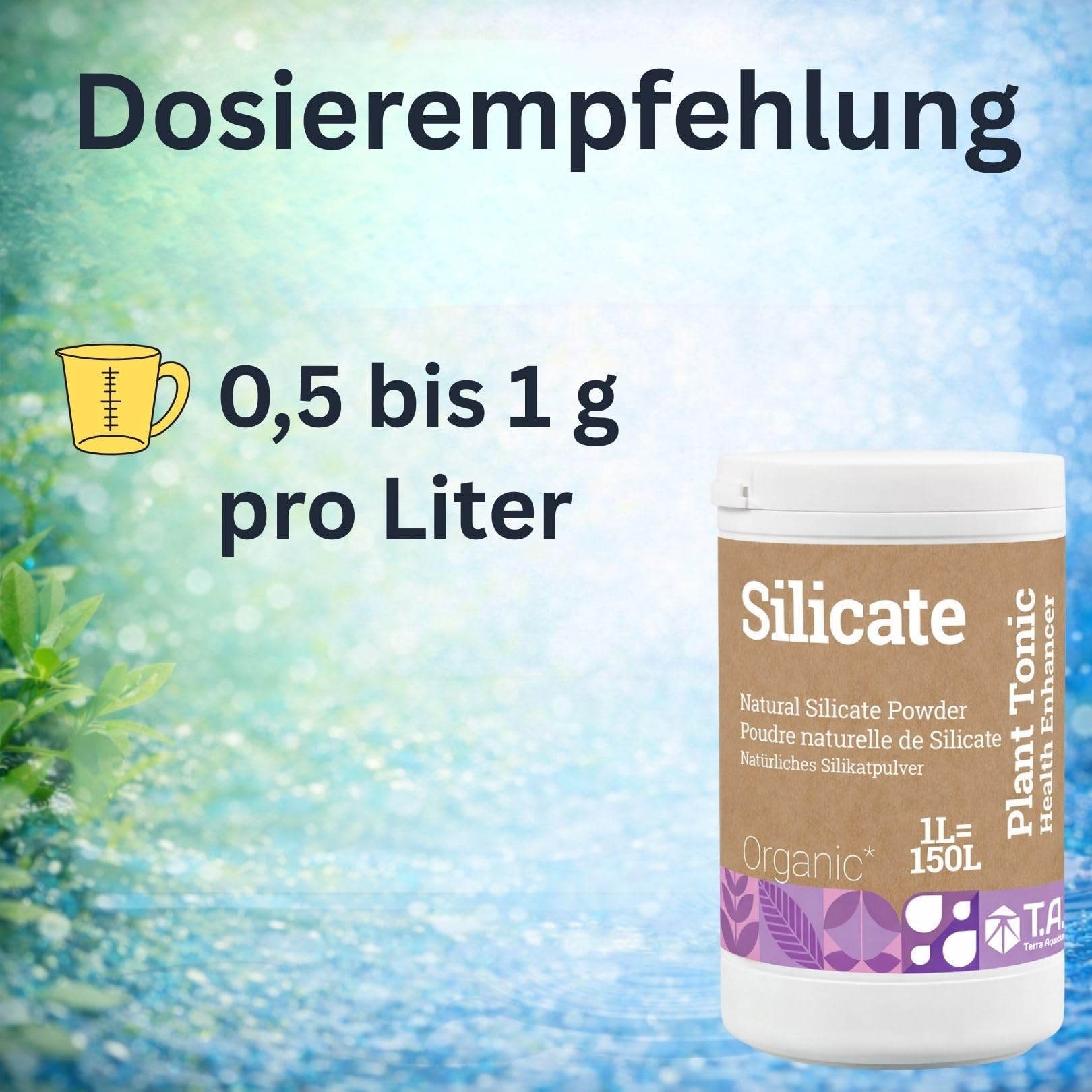 Weedness T.A. Silicate 5 Liter - Dünger Grow Tomaten Naturdünger NPK Orchideen Palmen Bio Gemüse Bonsai Organischer