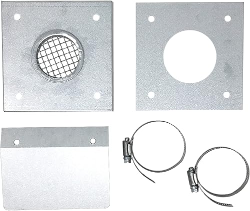 2" x 5' equipo de admisión de aire fresco para las estufas de pellets, tubo de aluminio de la flexión, 3PVP-AIK-5