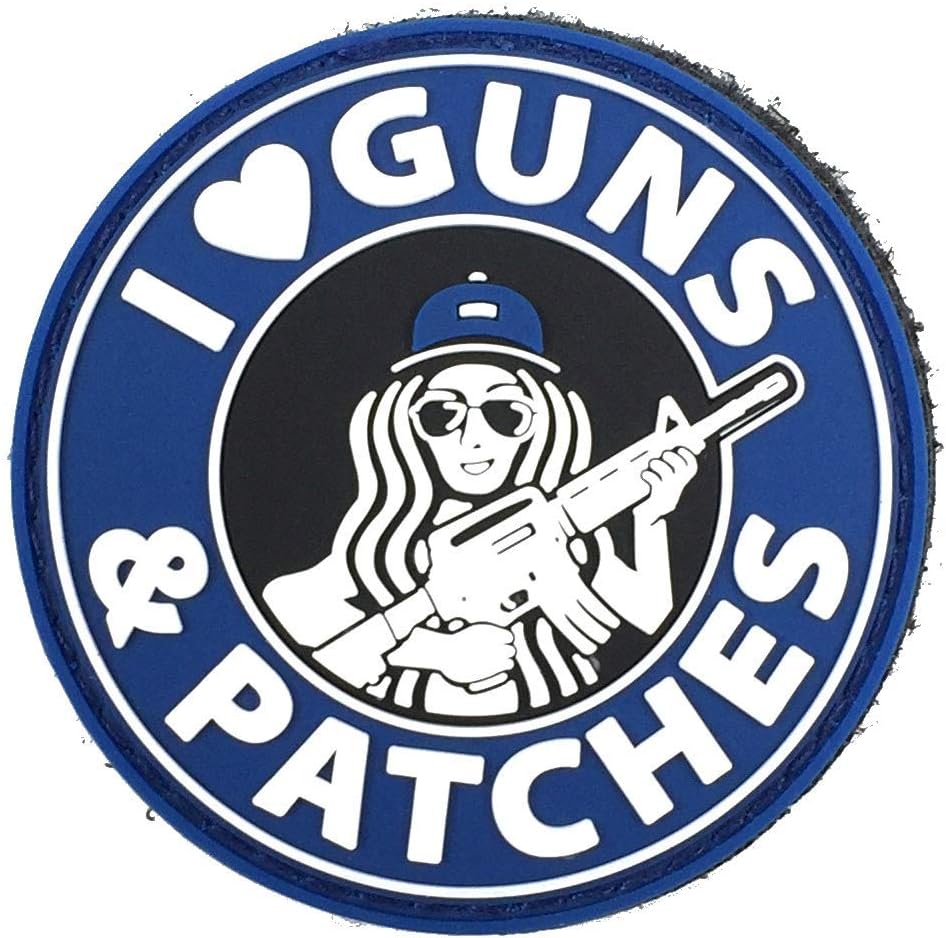 Amazon.com: Patriot Patch Co - I Love Guns & Patches - Patch