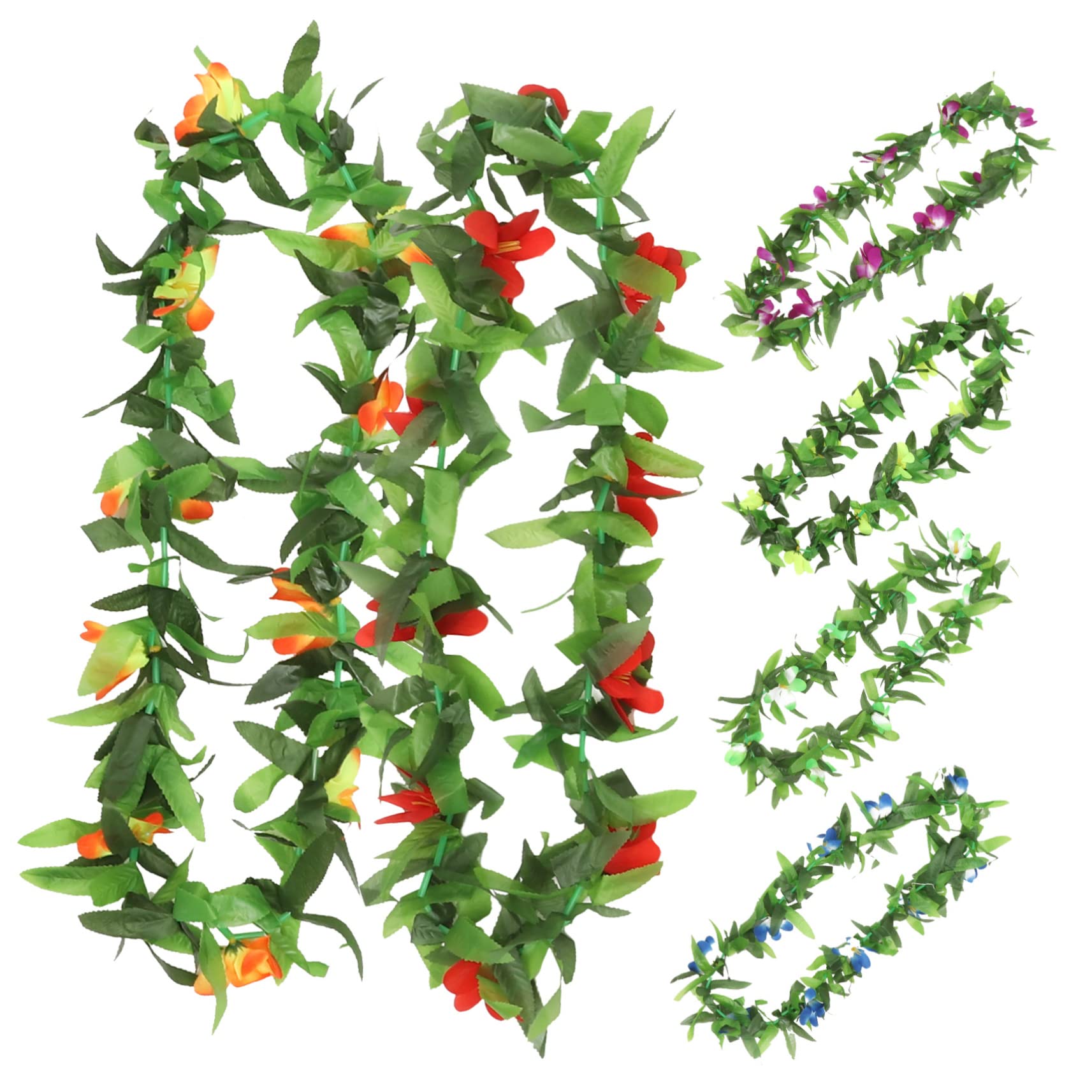 PRETYZOOM 18 STK Hawaiianische Lei Künstliche Blumengirlande hawaiianische Blumenkette blumengirlande künstlich Mottoparty Hawaii hawaiianischer lei für Erwachsene Leis-Ornament