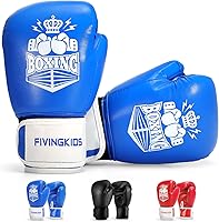 Vista 8 de Guantes de boxeo para niños y niñas, guantes de entrenamiento de boxeo juvenil para niños de 3 a 15 años, guantes de boxeo para sparring para niños