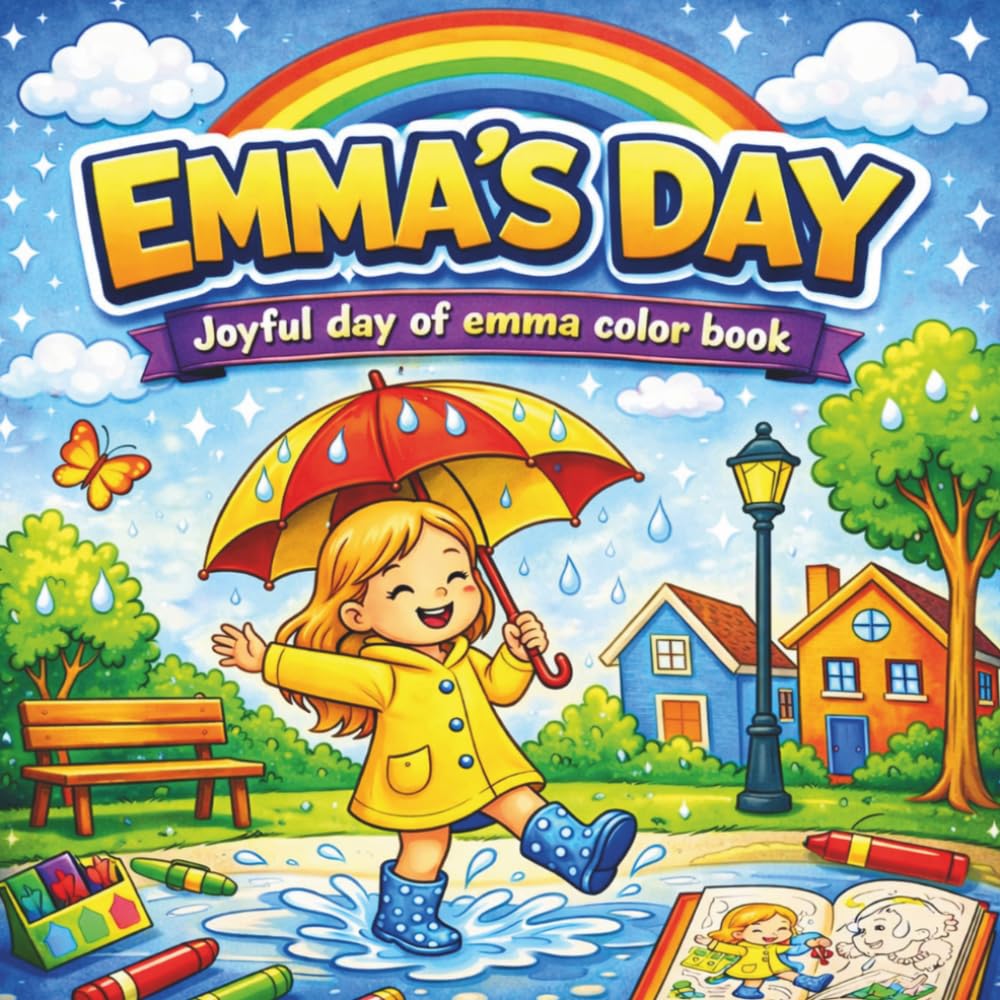 Emma's Day: Joyful Day of Emma Colour Book