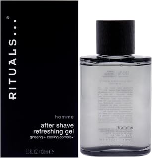 After Shave en Gel RITUALS Homme Collection, con Ginseng - Propiedades de Complejo Refrescante