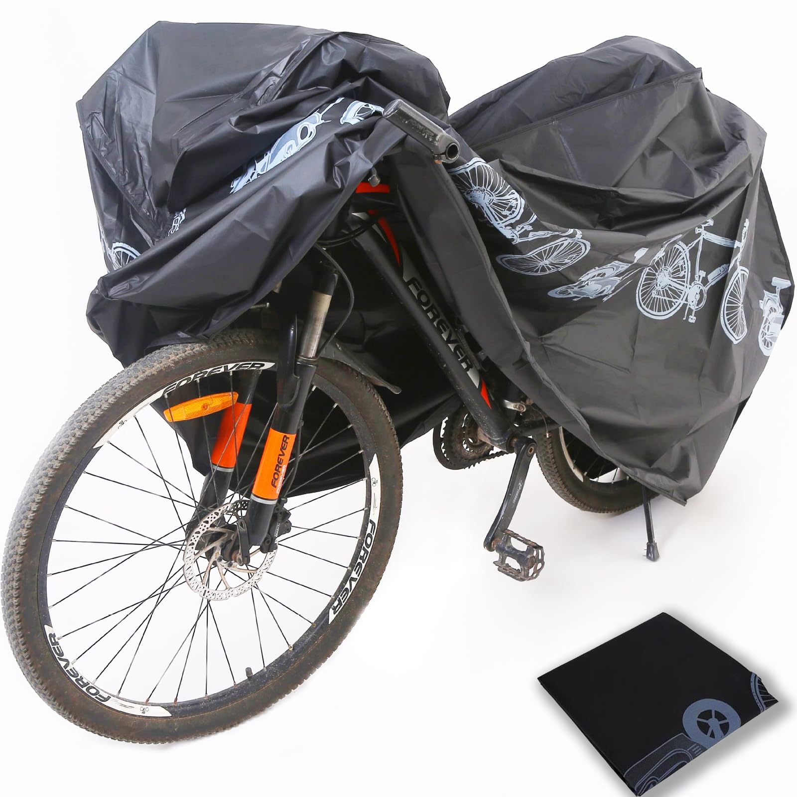 Bike Cover for Outside Storage, Waterproof Outdoor Dust Resistant