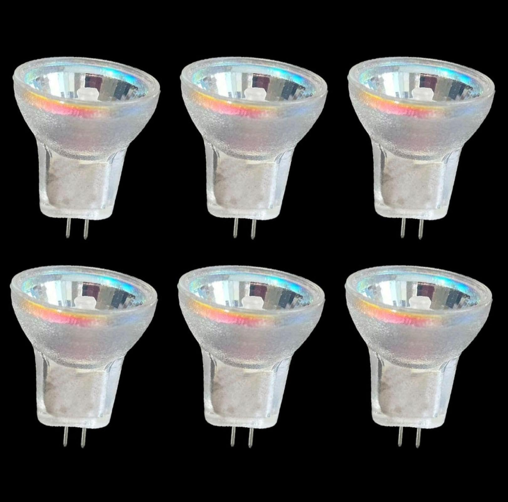 6PC MR8 6V 5W Lampe Birne Ersatz Scheinwerferbirne 12V 35W MR8 Halogenlampe Landschaftslicht Dimmbar 12V 10W