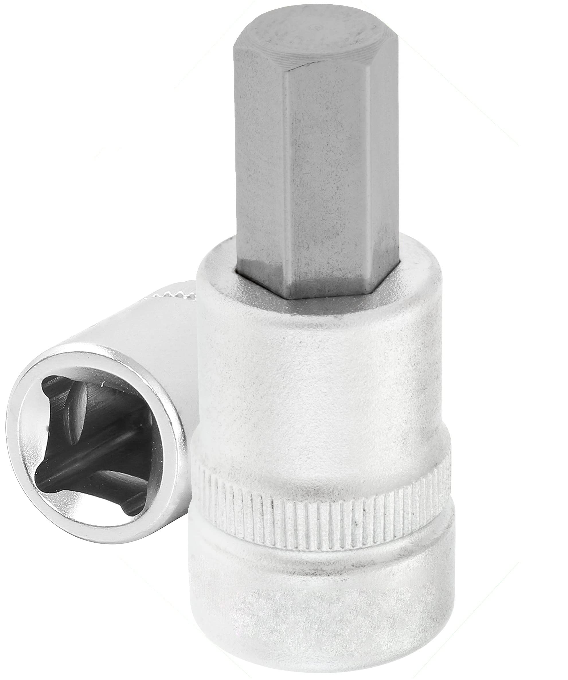 Vaso con punta ALLEN HEXAGONAL de 1/2" acero CRV, medidas a elegir de H5 a H22 (H8)