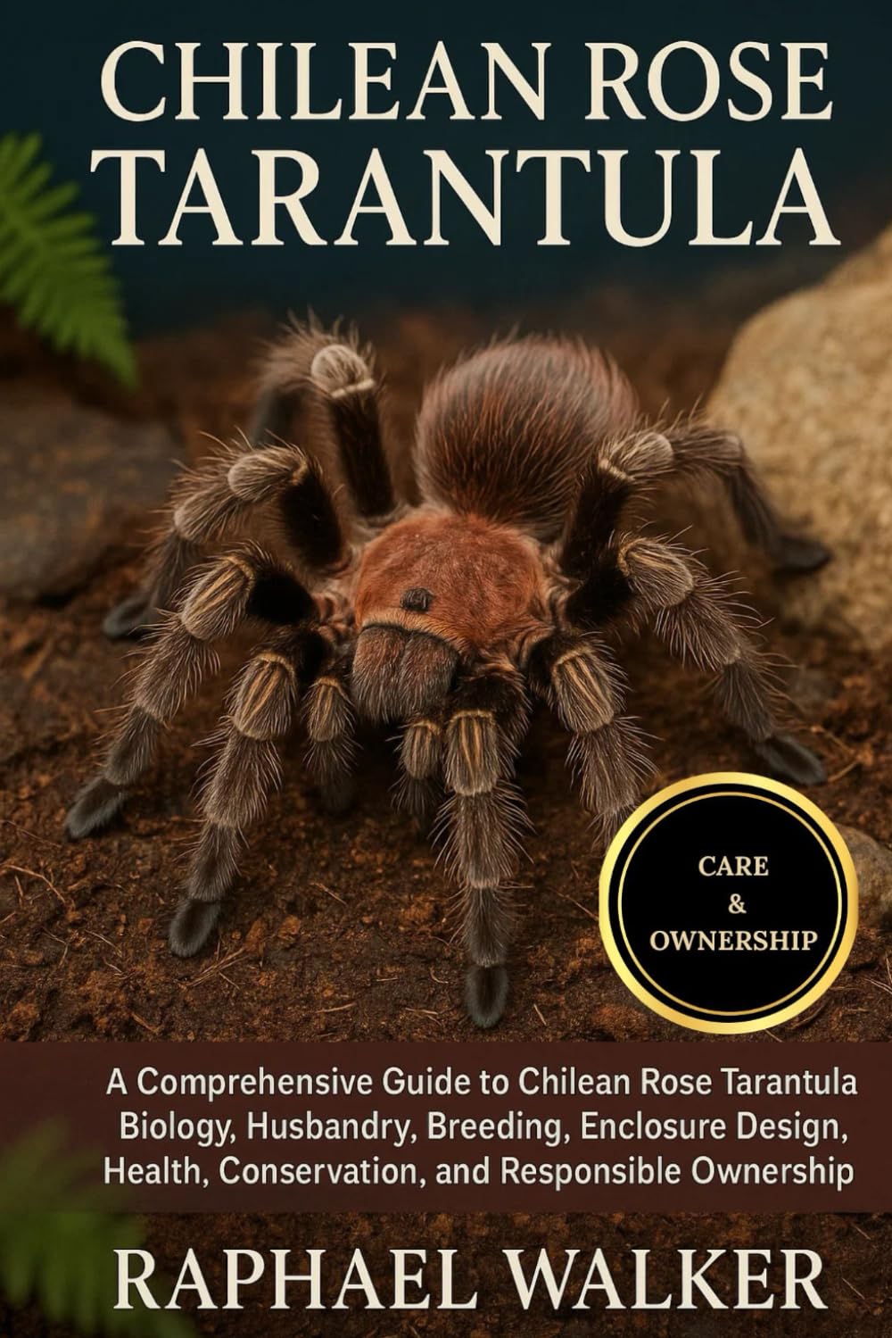CHILEAN ROSE TARANTULA: A Comprehensive Guide to Chilean Rose Tarantula Biology, Husbandry, Breeding, Enclosure Design, Health, Conservation, and Responsible Ownership