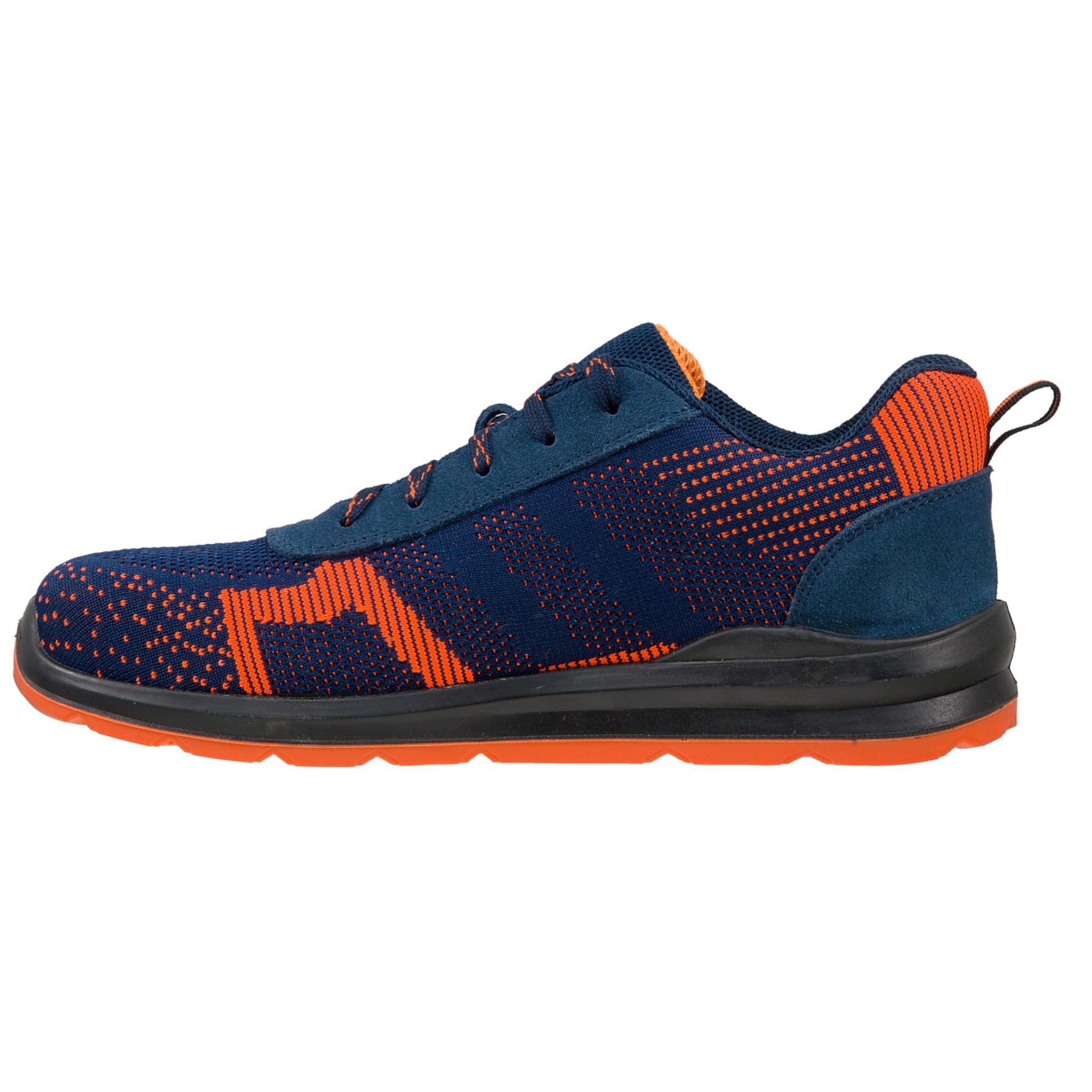 Urgent - Scarpe antinfortunistiche con punta in acciaio 232 S1, arancione/blu scuro