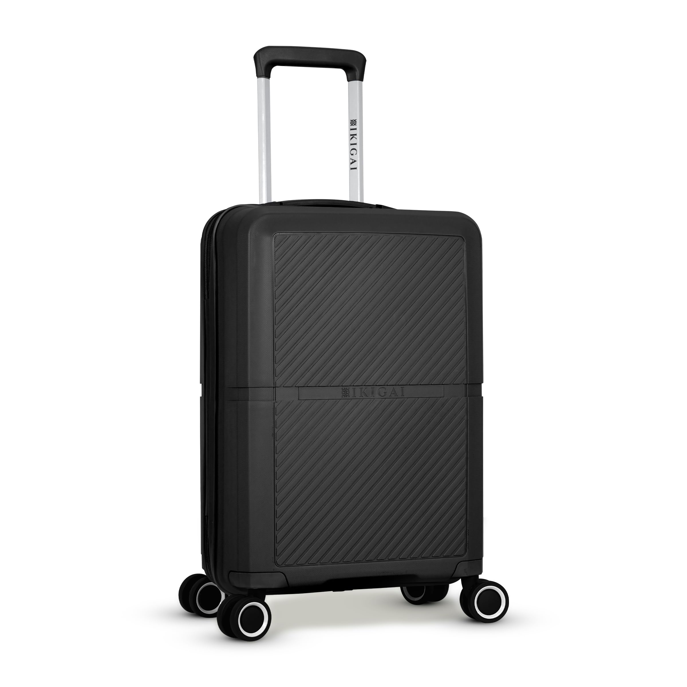 Polypropylene Hard Shell Cabin Trolley Bag 20 Inch Small Suitcase with 360 Degree Shizuka Spin Wheel, Inbuilt Secure Combination Lock, Lightweight Travel Luggage – Shadow Iron-image-27