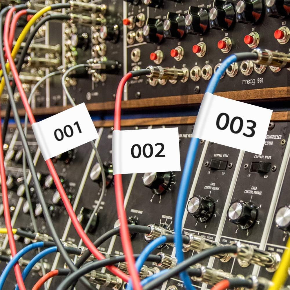 fx251 B51 24mm Label Tape Label KINGDOM Compatible 1 Inch Label Tape Replacement for Brother P Touch 24mm 0.94 White Laminated TZe251 for Brother PTD600 PTP710BT PTP750W, 6-Pack