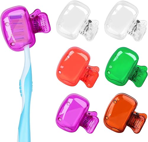 Tapa para la cabeza del cepillo de dientes, 6 unidades, clips para cepillos de dientes, protector portátil para cepillos de dientes, cubierta de disponible en Yaxa El Salvador