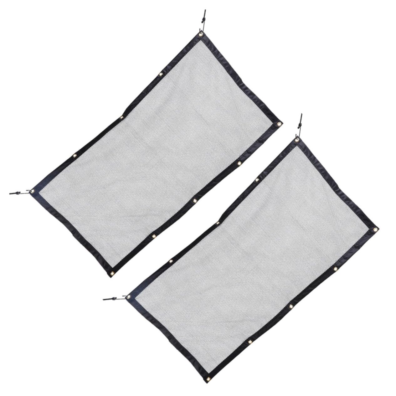 Filet de séparation pour siège arrière de voiture ajustable et barrière durable 2 pièces