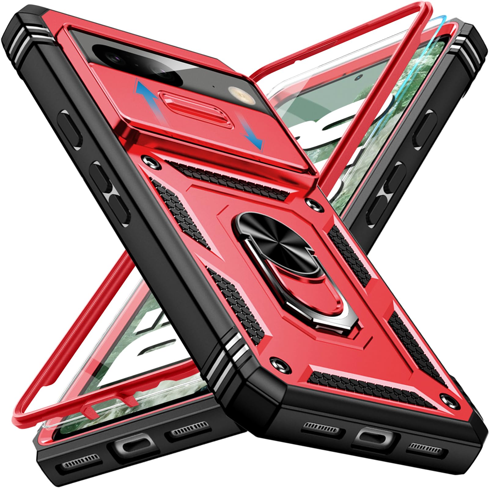 Coque Google Pixel 8 antichoc protégeant l'appareil photo - 8
