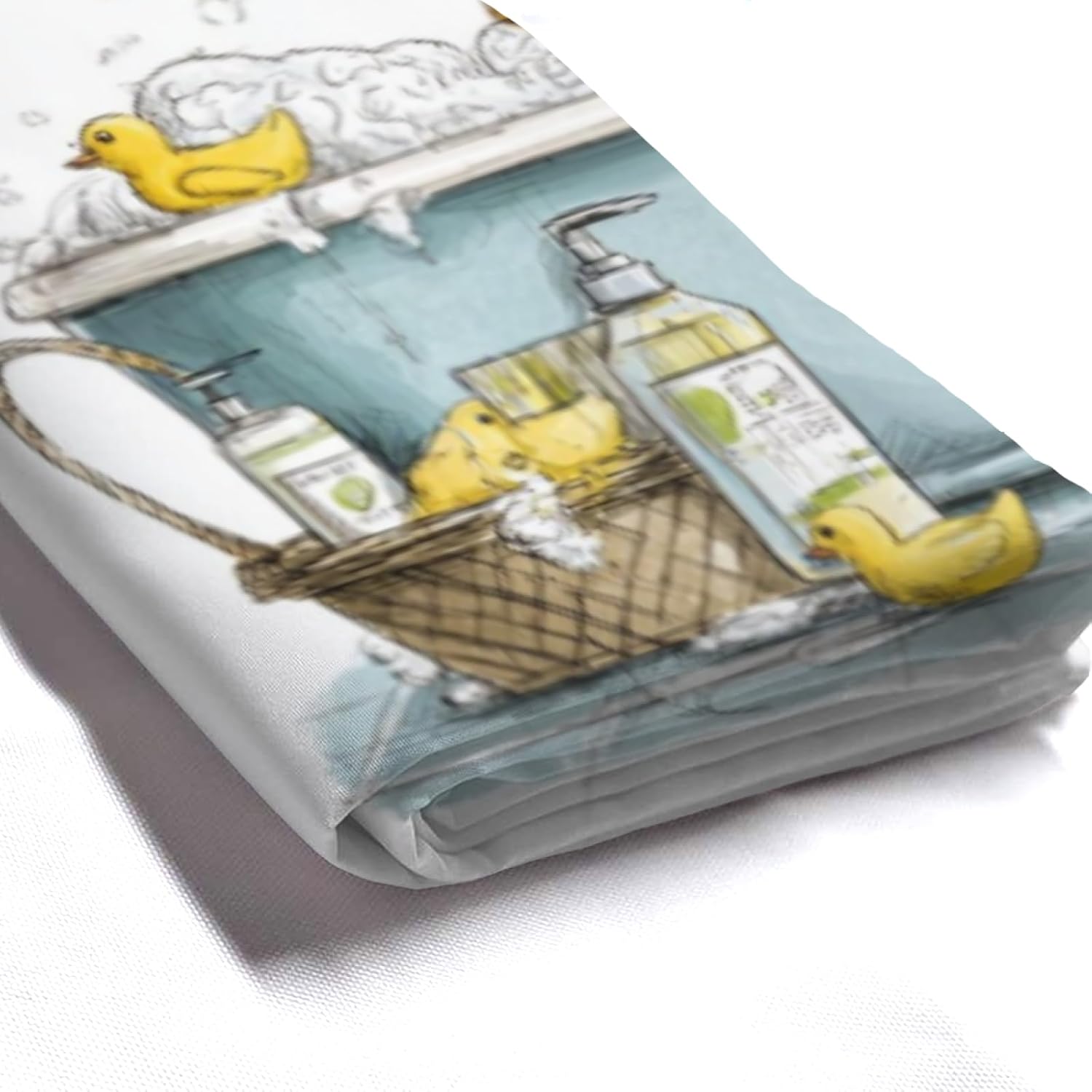Cute Boxer Dog Kids Shower Curtain for Bathroom Decor Funny Animal Child Lovely Farmhouse Pet Footprint Fabric Waterproof Polyester 12 Hooks 72x72 Inches