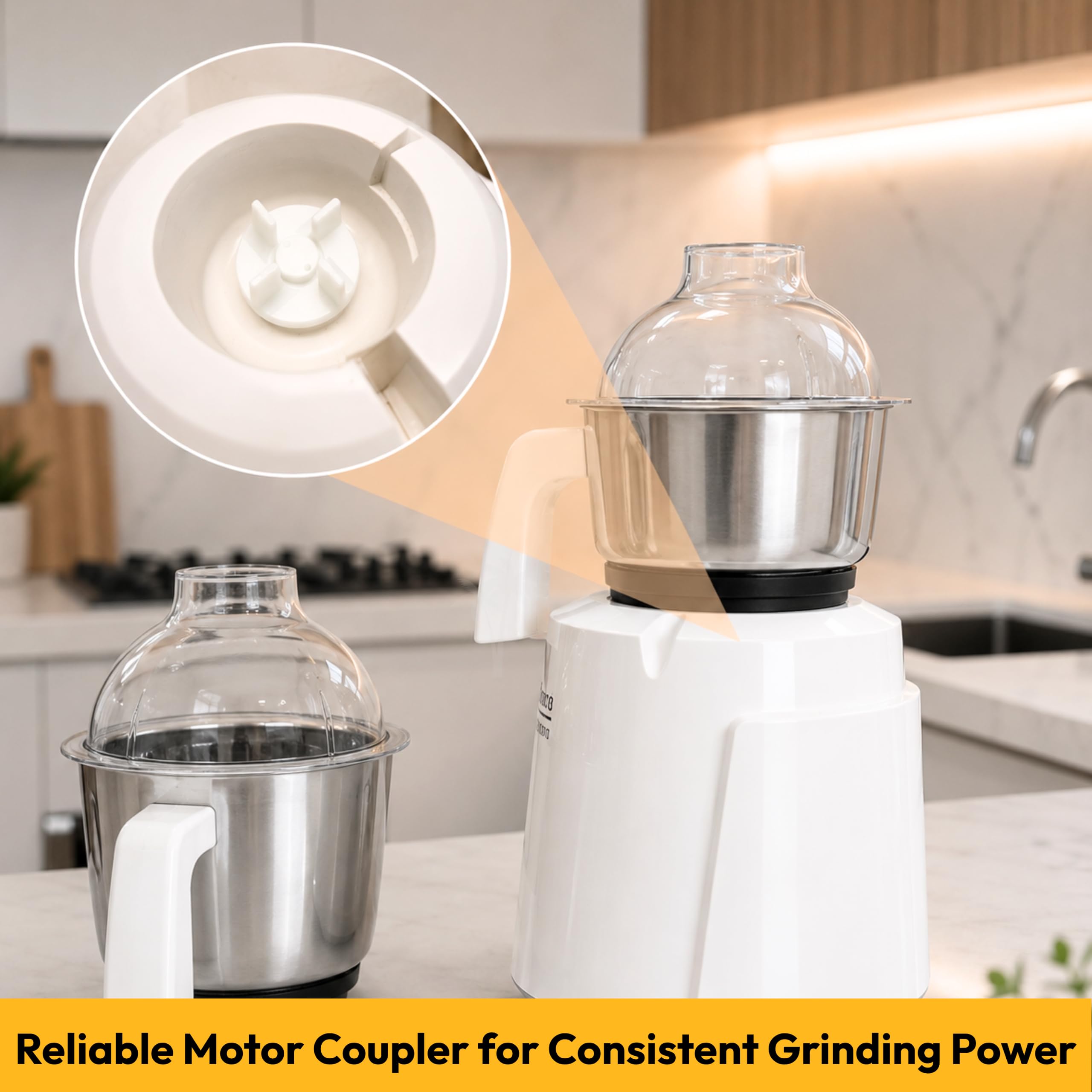cooker&mixer™ 4 Teeth Coupler for Mixers - Preethi,Pigeon,Kenstar,Sumeet,Bajaj, Crompton, Lifelong,Ganga, Premier, Orient and for Majority Mixer Grinders (Mixer Coupler, 4 teeth) — Amazon image 6