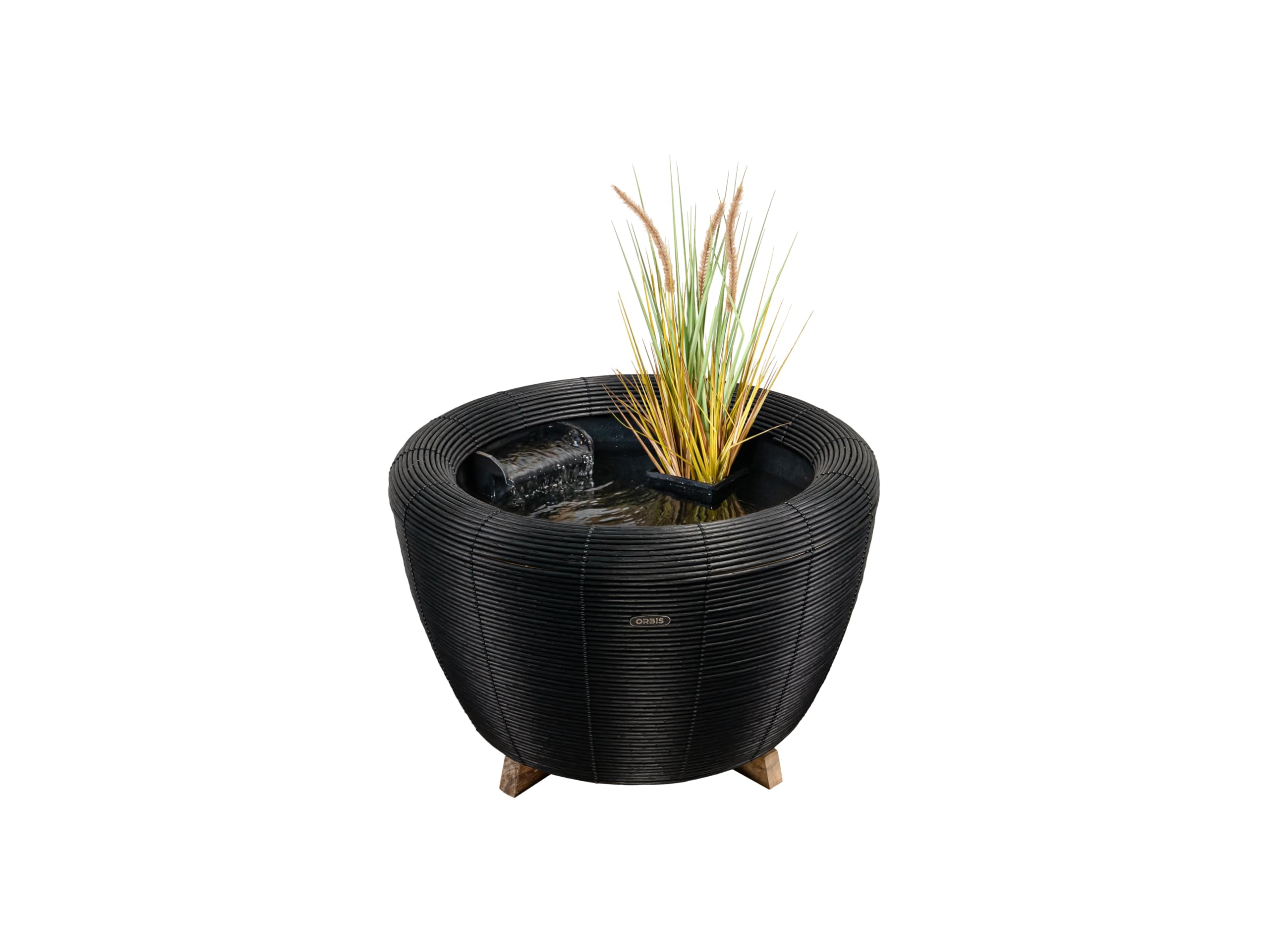 velda Orbis - Mini Stagno con Cascata - laghetto Compatto con Pompa a Risparmio energetico, Tecnologia 36 V sicura e trasformatore, Ideale per Interni ed Esterni