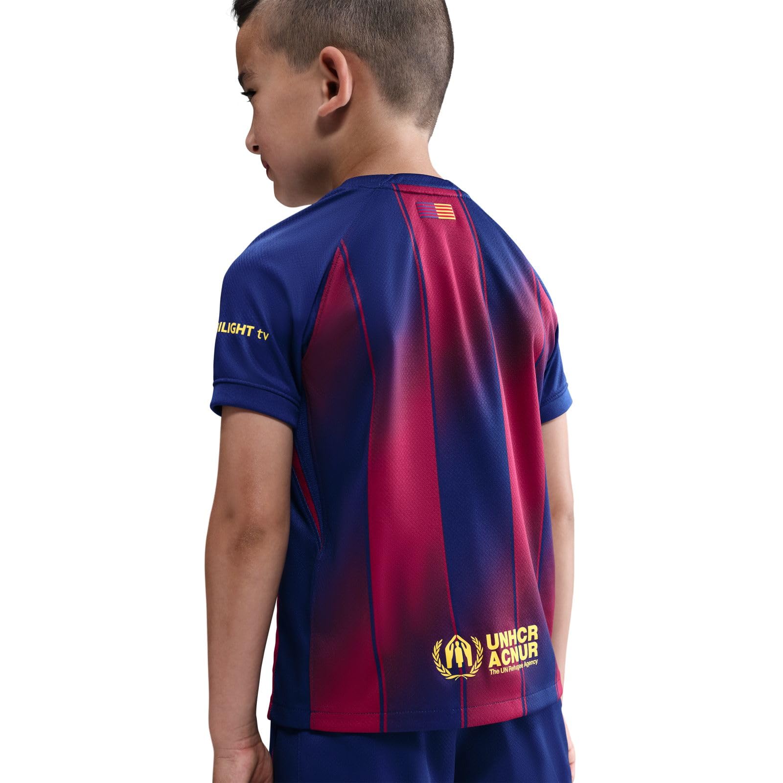 NIKE Fc Barcelona 2025/26 Stadium Home Dreiteiliges Nike Replika Fußballtrikot-set Für Jüngere Kinder Conjunto de camiseta de fútbol Unisex niños