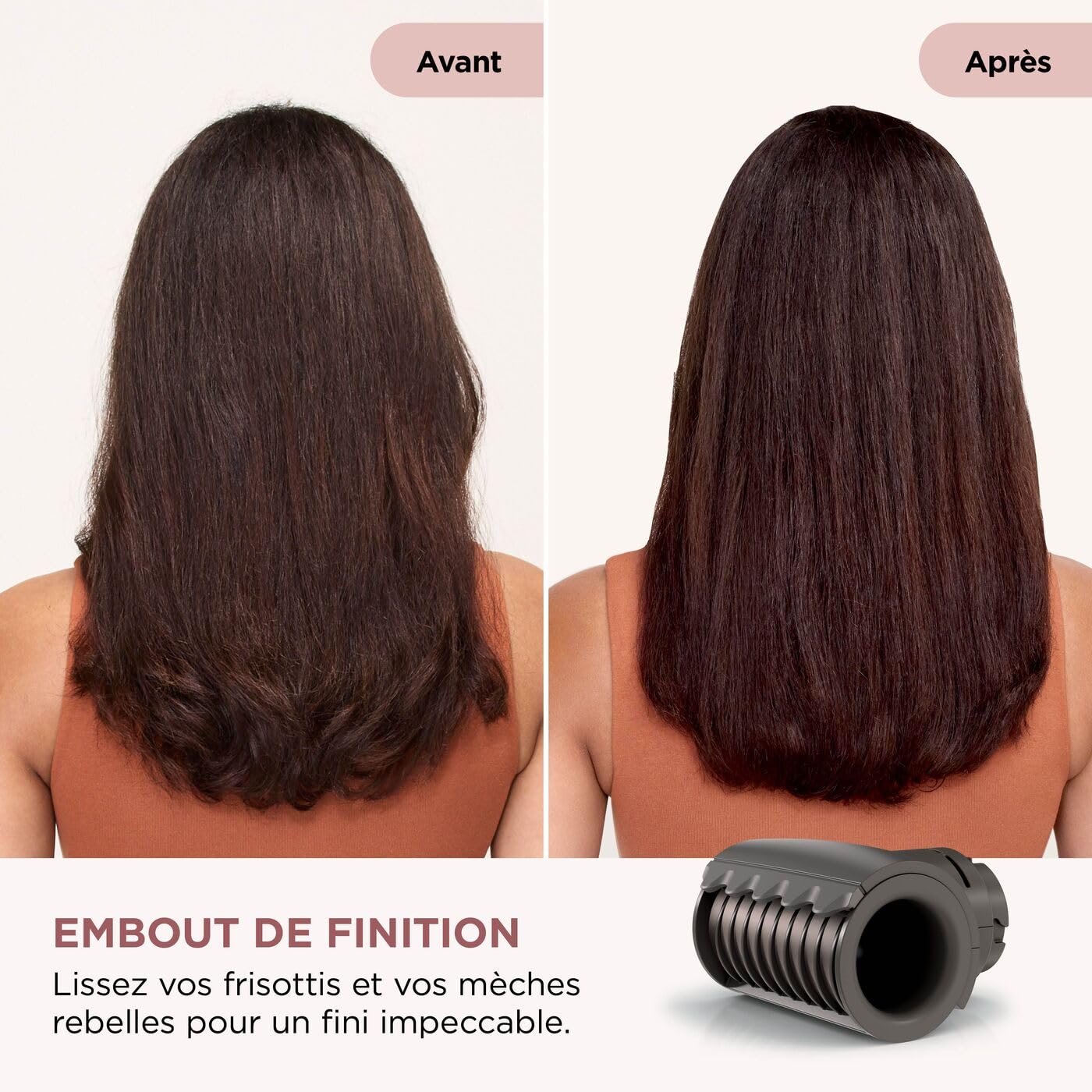 Shark sèche-Cheveux SpeedStyle Pro Flex Ultra-performant et Ultra-Rapide, 4 Embouts de coiffage, léger, ionique, sans dommage Thermique, poignée Pliable, Tous Types de Cheveux, Moka Argent HD542EU