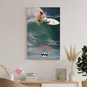 Amazon.com: Haokelai Popular Posters 1990 BILLABONG Surfing