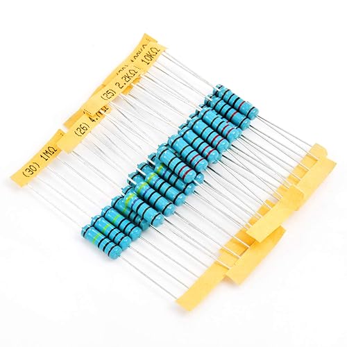 Miniatura 4 de Chanzon 29 valores 2W 1R-1MR  ohm Película metálica Kit de resistencias fijas 150Pcs 1% Tolerancia 0.01 MF Orificio Pasante Resistencias Surtido