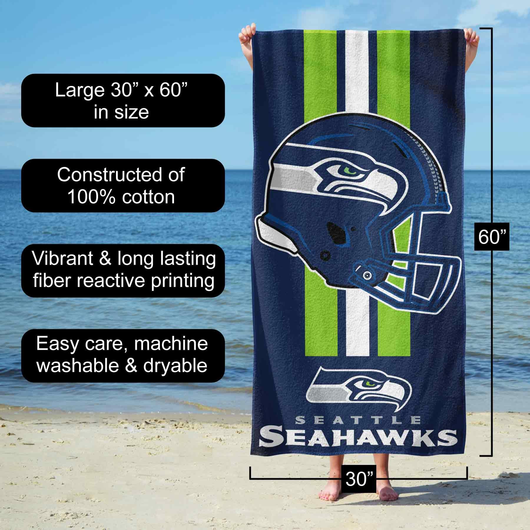 Wincraft NFL SEATTLE SEAHAWKS Fiber Beach Towel