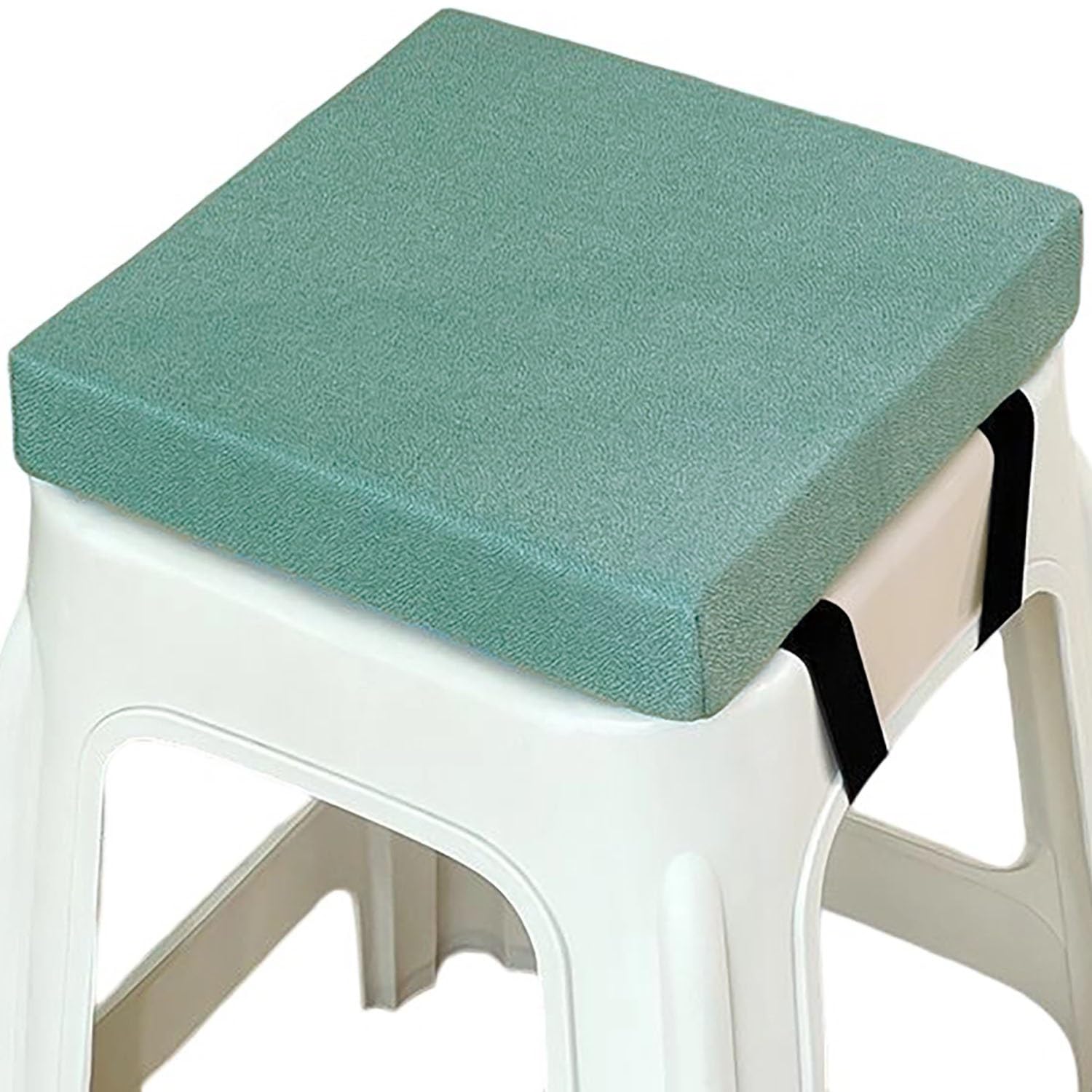 Square Bar Stool Seat Cushions with Ties Anti-Slip Chair Cushions 25x25/40x40/30x30cm Memory Foam Chair Pad with Washable Cover for Outdoor,Indoor,Garden,Dining,Kitchen,Bar Chairs(A8,25x25x3cm) — image 1